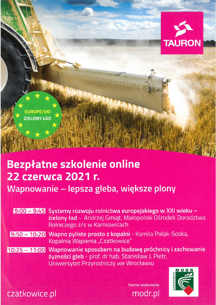 Wapnowanie - gleba i plony naturalnie lepsze